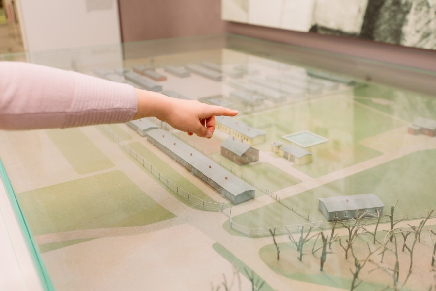 Modell des Konzentrationslagers Niederhagen (Foto: © Kreismuseum Wewelsburg, Lina Loos)